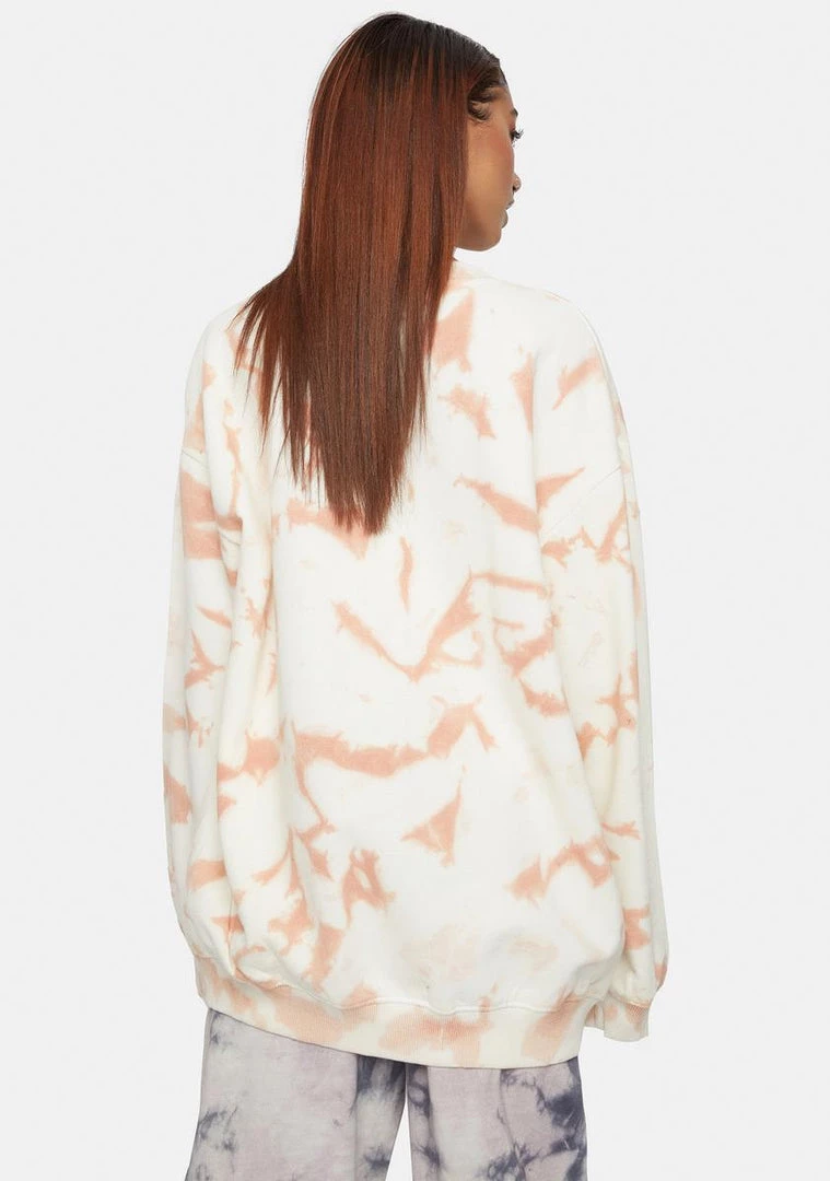 Daisy Street Tie Dye Fortune Teller Sweatshirt