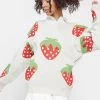 Daisy Street Tops Strawberry Sweater