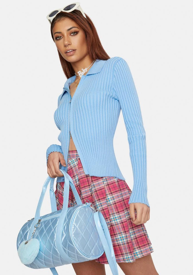 Daisy Street Tops Masie Zipper Cardigans