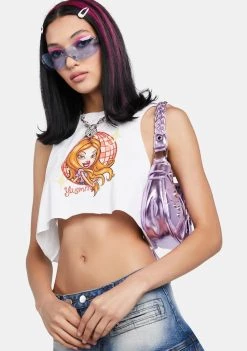 Daisy Street Bratz Micro Vest Tank Crop Tee