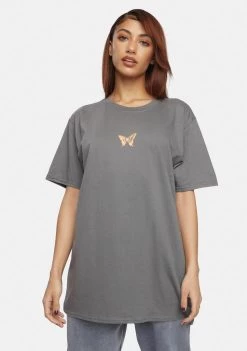 Daisy Street Tops The Butterfly Print Graphic Tee