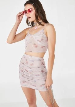 Daisy Street Tops Cherub Mesh Cami