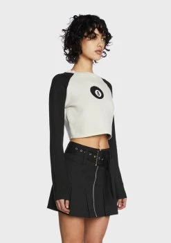 Daisy Street 8 Ball Graphic Sweater