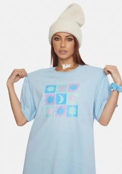 Daisy Street Tops Tyler Moon Graphic Tee