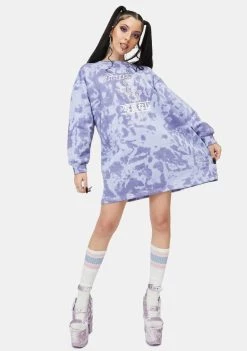 Daisy Street Dresses Tokyo Tie Dye Sweatshirt Dress