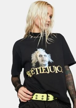 Daisy Street Beetlejuice Graphic Tee Tops