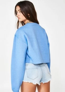 Daisy Street Young American Cropped Sweatshirt Tops