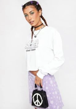 Daisy Street Tops Care Bears Crop Sweater