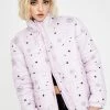 Daisy Street Tarot Print Puffer Jacket