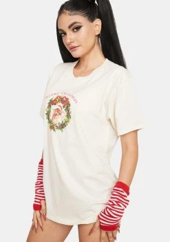 Daisy Street Meowy Christmas Tyler T-Shirt Graphic T-Shirt