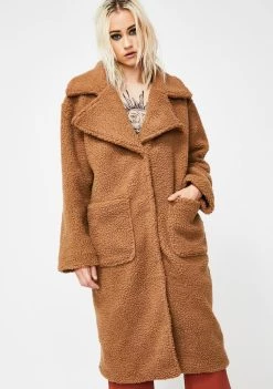 Daisy Street Outerwear Oversized Teddy Coat