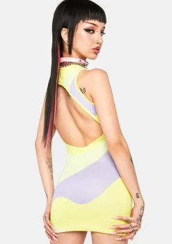 Daisy Street Wavy Mini Dress