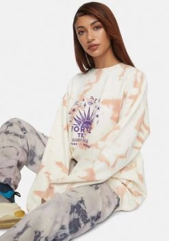 Daisy Street Tie Dye Fortune Teller Sweatshirt