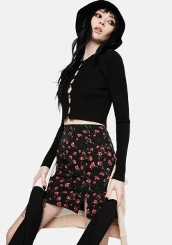Daisy Street Kaya Floral Mini Skirt Bottoms