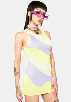 Daisy Street Wavy Mini Dress