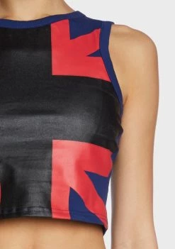 Daisy Street Tops Cropped Vest Tee