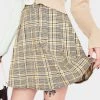 Daisy Street Check Tartan Pleated Skirt Bottoms