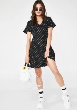 Daisy Street Dresses Polka Dot Skater Dress