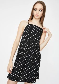 Daisy Street Polka Dot Cami Smock Dress