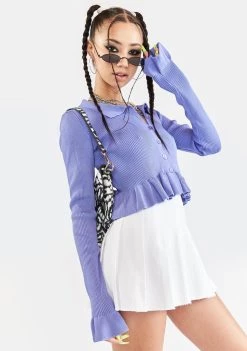 Daisy Street Periwinkle Bella Cardigan Tops