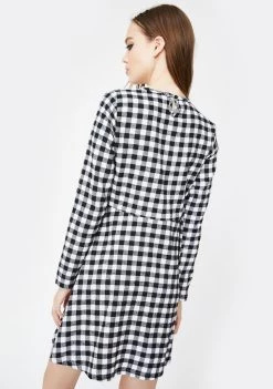 Daisy Street Gingham Check Smock Dress