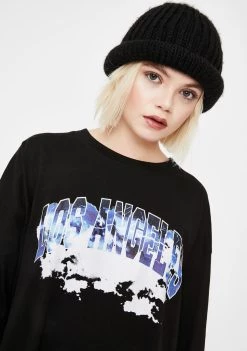 Daisy Street Dresses Los Angeles Graphic Tee Dress