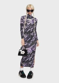 Daisy Street Midi Dresses Tie Dye Butterfly Midi Dress
