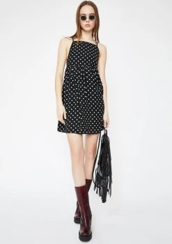 Daisy Street Polka Dot Cami Smock Dress