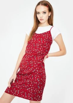 Daisy Street Dresses Vintage Floral Mini Dress