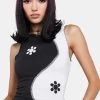 Daisy Street Yin & Yang Crop Top