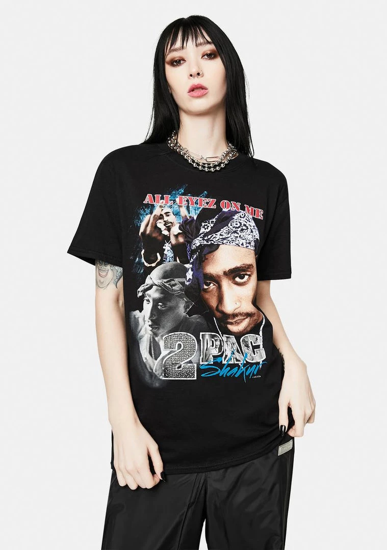 Daisy Street Tops 2 Pac Graphic Tee