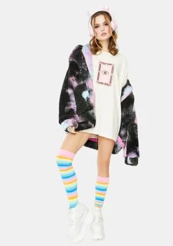 Daisy Street Natural Tarot Eye Tee Tops