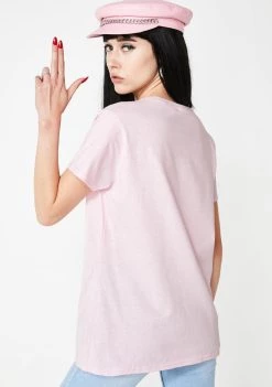 Daisy Street Fucking Dangerous Graphic T-shirt Tops