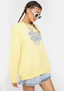 Daisy Street Tops Antonia Graphic Crewneck