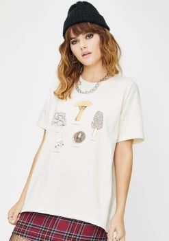 Daisy Street Mushrooms Graphic Tee