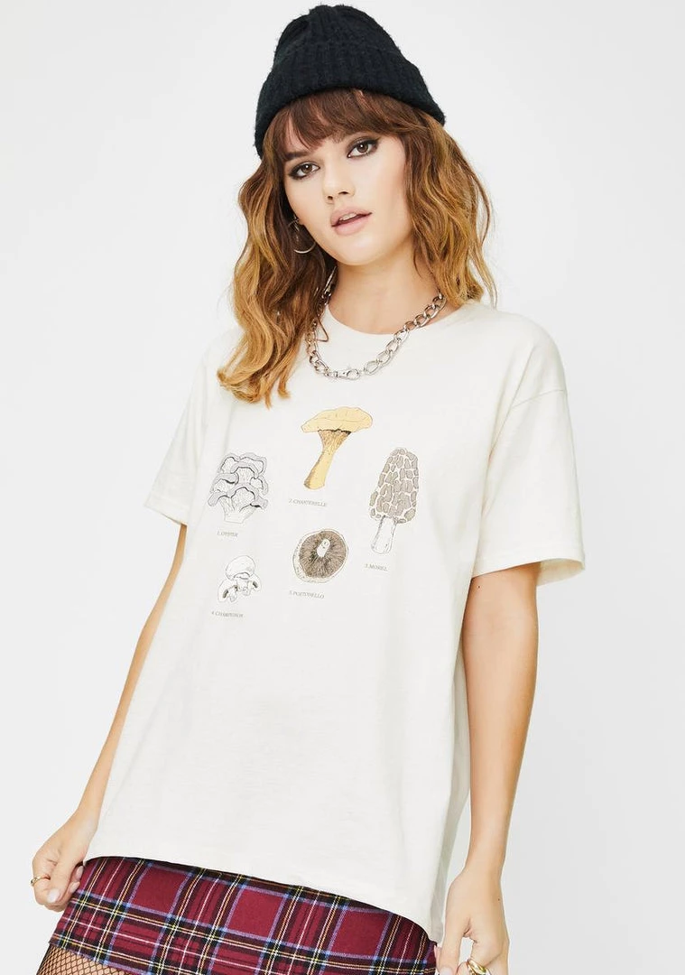 Daisy Street Mushrooms Graphic Tee