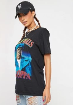 Daisy Street Biggie Smalls Black Graphic Tee Tops
