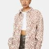 Daisy Street Boyfriend Leopard Jacket