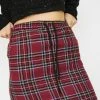 Daisy Street Bottoms Check Mini Slim Skirt