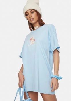 Daisy Street Tyler Cherub Graphic Tee Tops