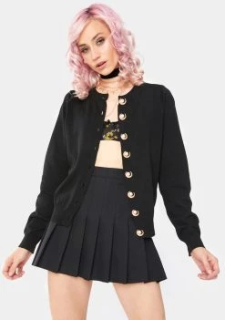 Daisy Street Moon Button Cardigan