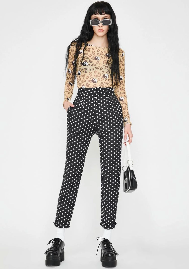 Daisy Street Polka Dot Cigarette Trousers Bottoms