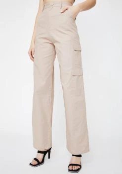 Daisy Street Bottoms Cargo Pocket Wide Leg Pants
