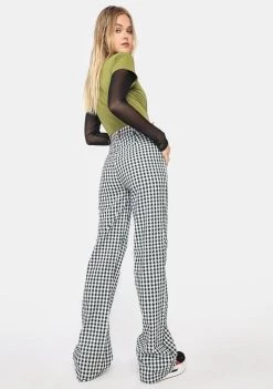 Daisy Street Checkered Zoe Trousers