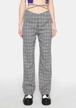 Daisy Street Bottoms Tie Waist Trousers