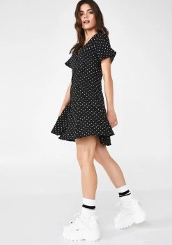 Daisy Street Dresses Polka Dot Skater Dress
