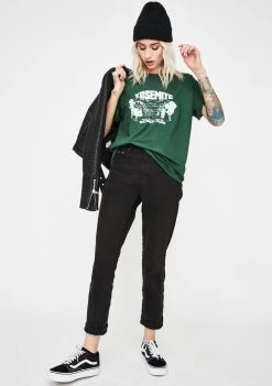 Daisy Street Yosemite Graphic Print Tee Tops