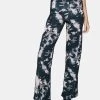Daisy Street Bottoms Black And Pink Tie Dye Trousers