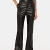 Daisy Street Vegan Leather Seam Trousers