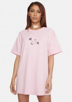 Daisy Street Sweet Tyler Butterfly Graphic Tee Tops